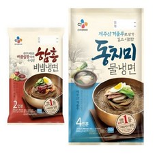CJ동치미물냉면1816g 4인분+함흥비빔냉면474g 2인분, 1.816kg, 1개