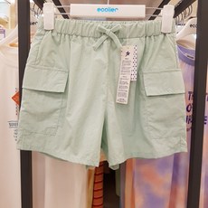 [에꼴리에] ** 세일** **2가지 색상** 품질좋은 20년 여름신상 주니어 여아용 멋스럽고 편안하며 시원하고 코디가 쉬운 소녀취향! 4부 밴딩 칼라 트래블러 바지 20B1253-MT 리뷰후기