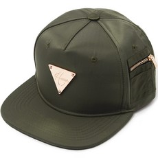 20%감사세일 헤이터 사이드 지퍼 MA-1 스냅백 다크그린