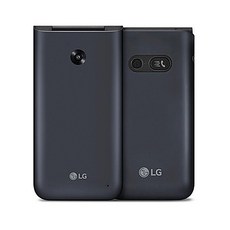 LG폴더2S 폴더형 휴대폰 KT 알뜰폰 2G 3G LM-125K, 블랙