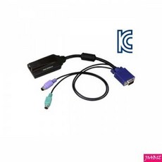 EVD703147 [성일라이프] PS/2 KVM PC용품 스위치 CAT5 Dongle, 단일옵션