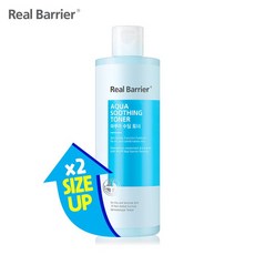 리얼베리어 [리얼베리어][1+1] ★대용량★ 아쿠아 수딩 토너 400ml, 단품없음