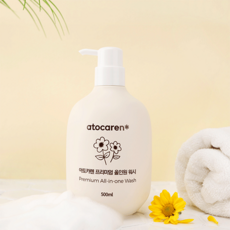 무향료 아토카렌 올인원 프리미엄 카렌듈라 바디 세안 샴푸, 500ml, 1개