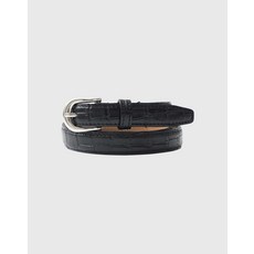 룩캐스트 블랙 크랙 제이드 레더 벨트 BLACK CRACK JADE LEATHER BELT-176785