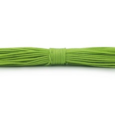 파라코드 낙하산줄 캠핑 빨랫줄 전술 팔찌 액세서리 목걸이 로프 주얼리 구슬 직경 1.5mm, [31]green+100ft(31m), 1개