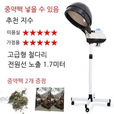 헤어 스팀기 미용실 두피 케어 스티머 업소용 헤어샵 관리, 백색(철)