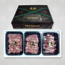 삼삼한 맛있는 한우 살치살100g*3팩 선물세트 암소1등급M, 단품, 100g