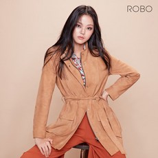ROBO 스웨이드 야상 코트