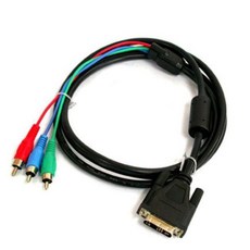 DVI 컴퍼넌트 케이블 캠코더 PC TV 연결 케이블 10m, 1개