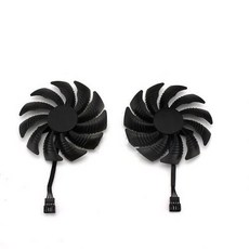 [해외] 85MM GPU 그래픽 카드 냉각 팬 Gigabyte P106 GTX1060 1050ti 1070 RX470 RX570 580 그래픽 카드 쿨러 팬 수리 부품, 1 Pair