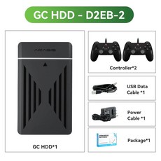 게임용 HDD 플러그 앤 플레이 3TB 게임 하드 드라이브 PS4 PS3 PS2 Gamecube Wii Wiiu Saturn 3 시, 02 GC HDD 3TB-D2EB-2_01 미국