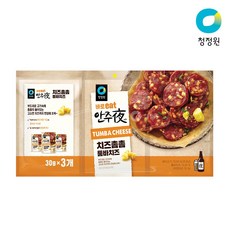 [청정원] 바로eat 안주야 치즈촘촘 툼바치즈 30g, 3개