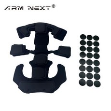 헬멧 NEXT 가능 액세서리 랜야드 빠른 ARM 스폰지 서스펜션 패드 시스템 조절 MICH 웬디 야외 사냥, 1개