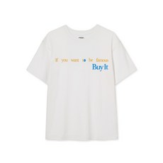 AEAE 에이이에이이 Aeae X PEAKBOY BUY IT T-SHIRTS 반팔 티셔츠 화이트 매장정품 136700 - aeae모자