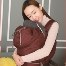 입는아기띠워머후드