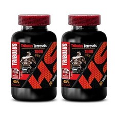 남성용 Tribulus Terrestris 추출물 15000 mg 2B 테스토스테론 90정 x 2병, 2개
