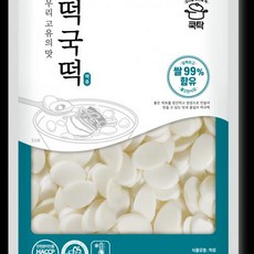 소담방아떡국떡 동성 냉장 1Kg, 1개
