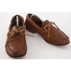 (RALPH LAUREN)폴로랄프로렌 가죽 보트슈즈 브라운(10D/280±5mm)