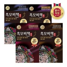 리엔 리엔 흑모비책 골드 염색약 90g X 10개 (자연갈색/짙은갈색/흑갈색/흑색) 택1, free, 흑색