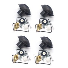 4SET For 혼다 STEED 600 섀도우 C 기화기 다이어프램 밸브 가스켓 재건 부품, 한개옵션0