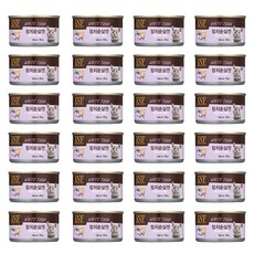 ANF 고양이캔 24개 1박스 콤보 간식캔, 참치 순살캔