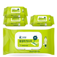 30 塊帶有濕拖把的大抹布, 4包