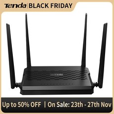 Tenda D305 ADSL2 + 모뎀 무선 WiFi 라우터 300Mbps 타오르는 빠르고 안정적인 Adsl 2 + 모뎀 라우터 광대역 CPE/원격 관리|모뎀, 1개, 단일, 단일