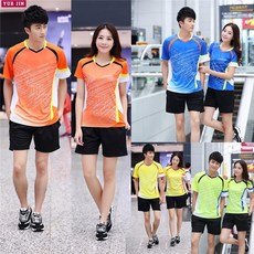 배트민턴복세트 남녀 퀵드라이 짧은소매, C03-AY007로얄블루 세트남성, T03-XXL