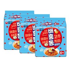농심 배홍동비빔면 봉지면 137g, 108개