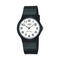 Casio 남성용 아날로그 시계 블랙 레진 밴드 (MQ24 7B2) 미국 335610