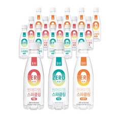 1am 원에이엠 스파클링 제로 350ml, 18개(라임6+애플6+오렌지6)