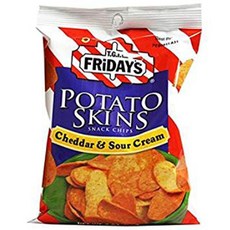 Tgi Friday Potato Skins Cheddar Sour Cream 6 Count (SNACKS) TGI 프라이데이 포테이토 스킨 체다 사워 크림 6 개입 (SNA, 1