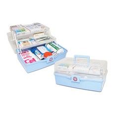 스마트 구급함 상비약통 약통 비상약품 약정리함 구급약상자 약품보관함 약보관함 구급함상자 구급함세트 응급키트, 1개, 2호