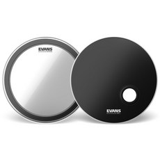 EVANS 에반스 버스 드럼 헤드셋 EMAD2 Batter 22" & EMAD Resonant 22" EBP-22EMAD2SYS [], 1개