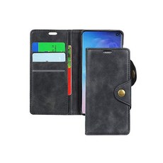 Heromiracle Samsung Galaxy S10 수첩 형 케이스 대응 지갑 가죽 킥 지문 방지 대 충격 G