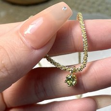 5부랩다이아목걸이