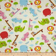 Santee Print Works Kids Choice ANIMALS ALL OVERY IRS AND MARD, 본상품