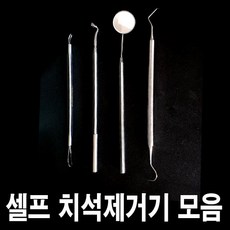 가정용 셀프 치석제거기 치경 탐침 스케일링 도구모음, 02. 치경, 1개