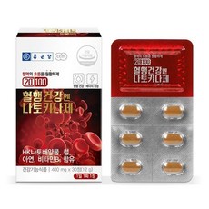 종근당 20100 혈행건강엔 나토키나제 400mg x 30정 6박스