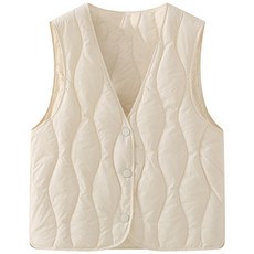 패션시그널 3버튼 브이넥 패딩 조끼 베스트 83E671