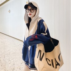 Nov.27 304번 봄가을 긴팔 후드 래시가드 루즈핏 가디건 기모 겉누더기가 되어 옷이 얇다Z