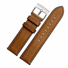 ChocoMan US 남성용 Timex 타이맥스 타임맥스 시계에 적합한 송아지 가죽 시계 밴드