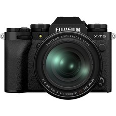 정품 직수입 후지필름 X-T5 미러리스 디지털 카메라 실버, 블랙, XF18-55mm 렌즈+64GB 및 가방 포함