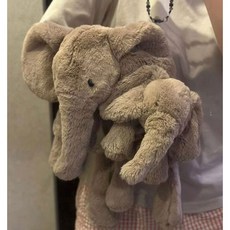 태국코끼리인형 방콕코끼리 애착인형선물 그레이 45cm 55cm 70cm