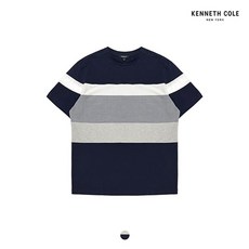 케네스콜 남 면실켓스판 라운드넥 티셔츠FKNMCTR103P