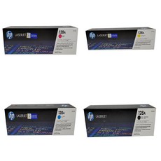 HP Color Laserjet CP1520NW (CE320A/CE321A/CE322A/CE323A )검정 2000매/컬러 각 1300매 정품토너 4색세트, 1개, 4색
