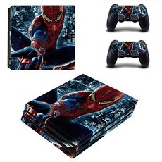 Adventure 게임 - PS4 프로 - Spiderman Over City - 플레이스테이션 PLAYSTATION 4 비닐 Console 스킨, 상세 설명 참조0, 상세 설명 참조0