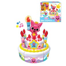 핑크퐁멜로디생일케이크