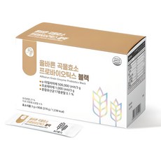 올바른 곡물효소 프로바이오틱스 블랙, 270g, 1개