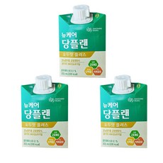 대상웰라이프 뉴케어 당플랜 당뇨환자영양식, 3개, 200ml - 당케하임